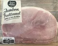 Mängden socker i Jambon traditionel fume au bois de hetre
