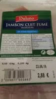 Mängden socker i Jambon Cuit Fumé Tradition