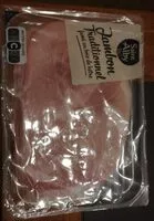 Mängden socker i Jambon traditionnel fumé au bois de hetre