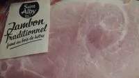 Mängden socker i Jambon traditionnel fumé au bois de hêtre