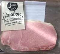 Mängden socker i Jambon traditionnel fumé au bois de hêtre