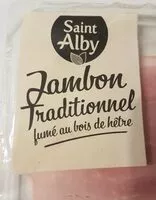 Mängden socker i Jambon traditionnel fumé au bois de hêtre