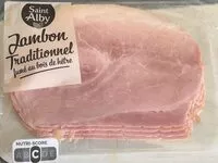 Mängden socker i Jambon traditionnel fumé au bois de hêtre