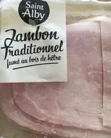 Mängden socker i Jambon traditionnel
