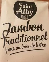Mängden socker i Jambon traditionnel fumé au bois de hêtre