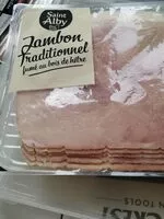 Mängden socker i Jambon traditionnel