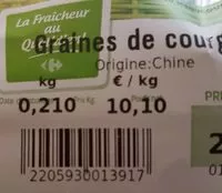 Mängden socker i Graine de courge