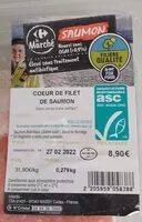 Mängden socker i Cœur de filet de saumon