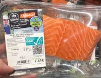 Mängden socker i Filet de saumon asc