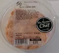 Mängden socker i Rillettes  2 saumons maison