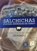 Mängden socker i Salchichas cocidas ahumadas de pavo y pollo