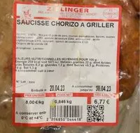 Mängden socker i Saucisse chorizo à griller