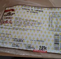 Mängden socker i Terrine de campagne