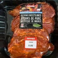 Mängden socker i Schweinesteaks durchzogen