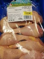 Mängden socker i Pilons de poulet