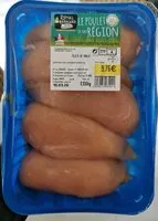 Mängden socker i Filet de poulet