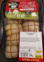 Mängden socker i 8 petits farcis de poulet à la provencale