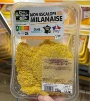 Mängden socker i 2 Escalopes à la milanaise