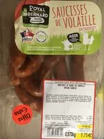 Mängden socker i Saucisse de dinde en chapelet saveur chorizo