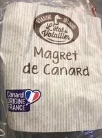 Mängden socker i Magret de canard cru