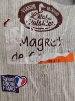 Mängden socker i Magret de canard cru