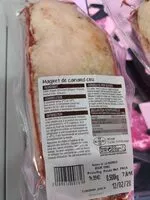 Mängden socker i Magret de canard cru