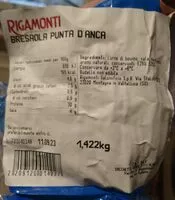 Mängden socker i Bresaola punta d'anca