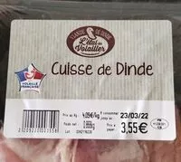 Mängden socker i Cuisse de dinde