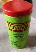 Mängden socker i Mirador Streuwürze