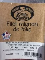Mängden socker i Filet mignon de porc