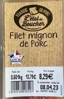 Mängden socker i Filet mignon porc