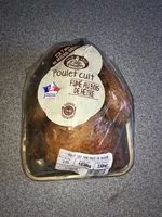 Mängden socker i Poulet cuit fumé au bois de hêtre, traité en salaison