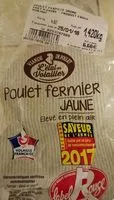 Mängden socker i Poulet fermier jaune