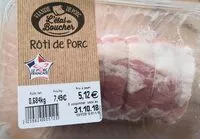 Mängden socker i Rôti de porc