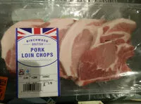 Mängden socker i British pork loin chops