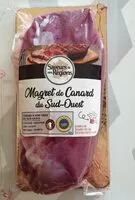 Mängden socker i Magret de canard du sud Ouest