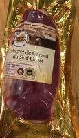 Mängden socker i Magret de canard du sud ouest