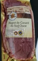 Mängden socker i Magret de Canard du Sud Ouest