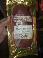 Mängden socker i Magret de canard