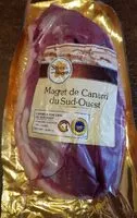 Mängden socker i Magret de canard du sud ouest