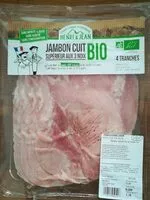 Mängden socker i Jambon cuit supérieur aux 3 noix