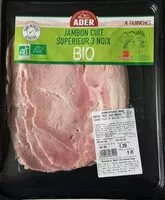 Mängden socker i Jambon cuit supérieur 3 noix Bio