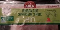 Mängden socker i Jambon cuit supérieur 3 noix