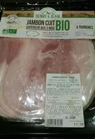 Mängden socker i Jambon cuit supérieur aux 3 noix