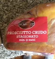 Mängden socker i Prosciutto crudo