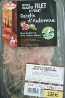 Mängden socker i Escalopes de poulet aux champignons