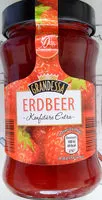 Mängden socker i Konfitüre Extra 50% Frucht, Erdbeere
