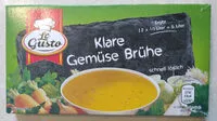 Mängden socker i Klare Gemüse Brühe