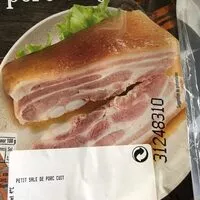 Mängden socker i Petit salé de porc cuit