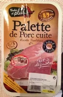 Mängden socker i Palette de Porc cuite